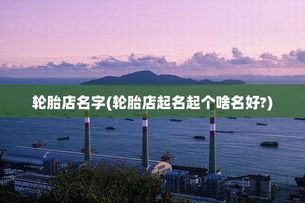 轮胎店名字(轮胎店起名起个啥名好?)