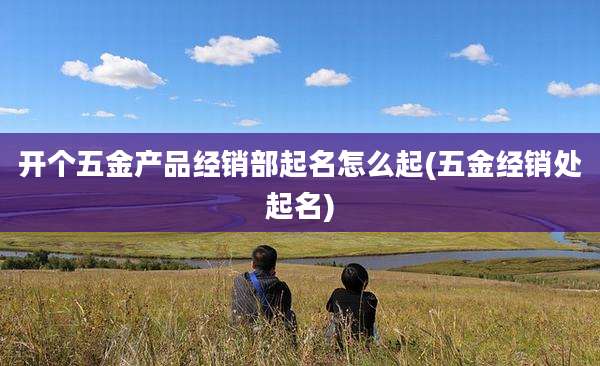 开个五金产品经销部起名怎么起(五金经销处起名)