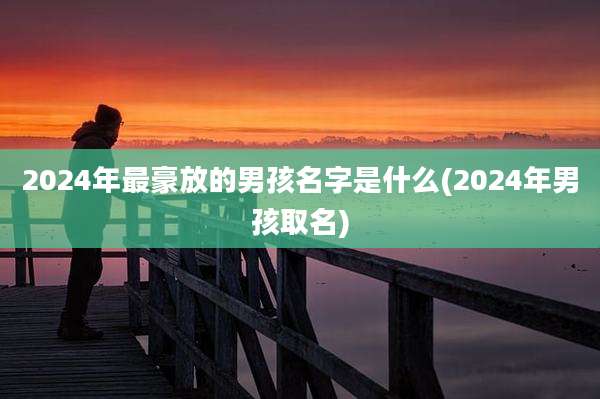 2024年最豪放的男孩名字是什么(2024年男孩取名)