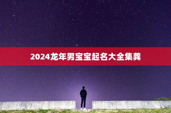 2024龙年男宝宝起名大全集龚