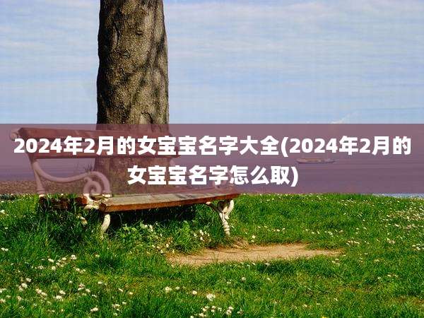 2024年2月的女宝宝名字大全(2024年2月的女宝宝名字怎么取)