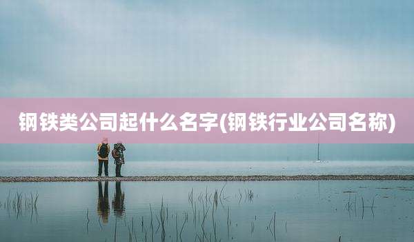 钢铁类公司起什么名字(钢铁行业公司名称)