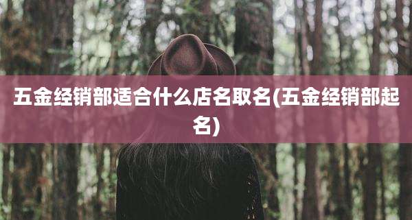 五金经销部适合什么店名取名(五金经销部起名)