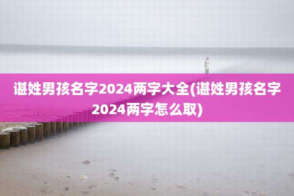 谌姓男孩名字2024两字大全(谌姓男孩名字2024两字怎么取)