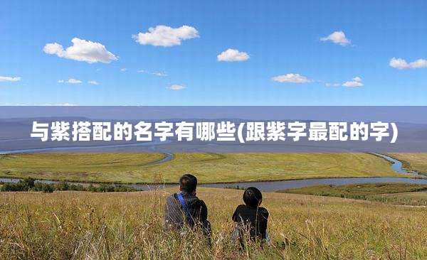 与紫搭配的名字有哪些(跟紫字最配的字)