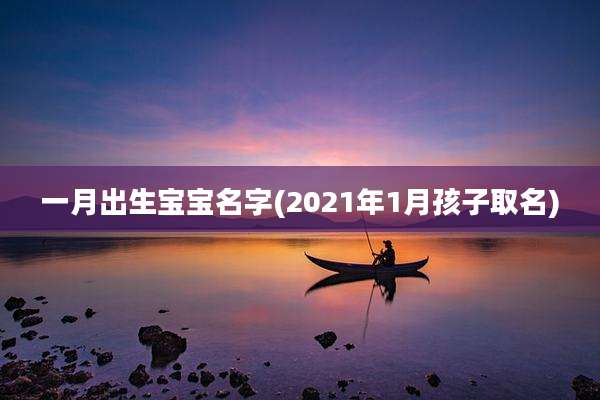 一月出生宝宝名字(2021年1月孩子取名)