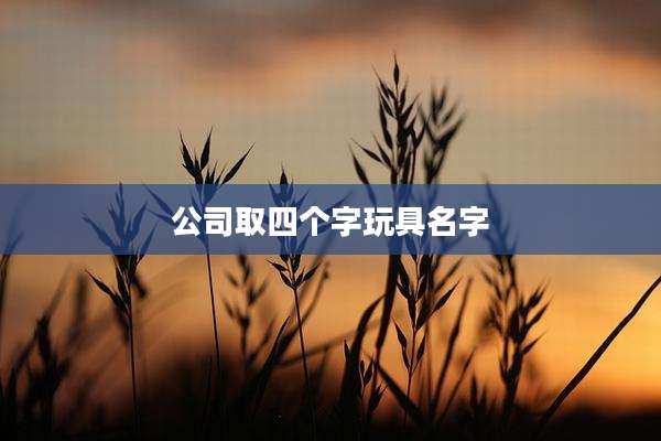 公司取四个字玩具名字