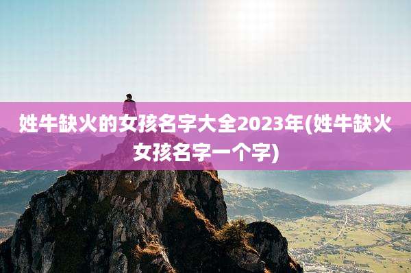 姓牛缺火的女孩名字大全2023年(姓牛缺火女孩名字一个字)