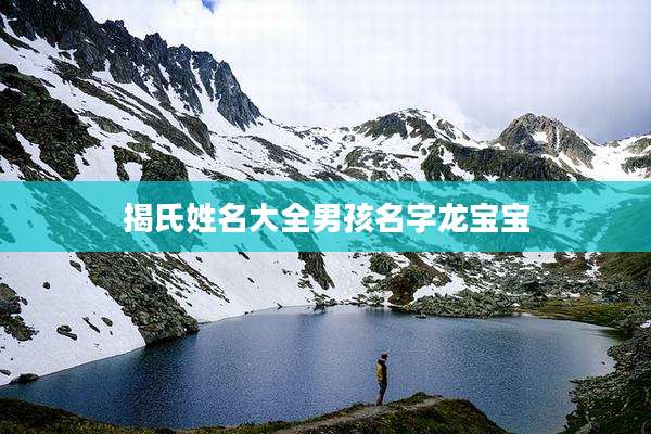 揭氏姓名大全男孩名字龙宝宝