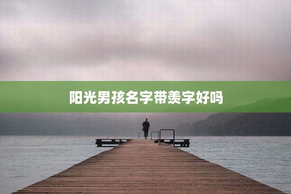 阳光男孩名字带羡字好吗