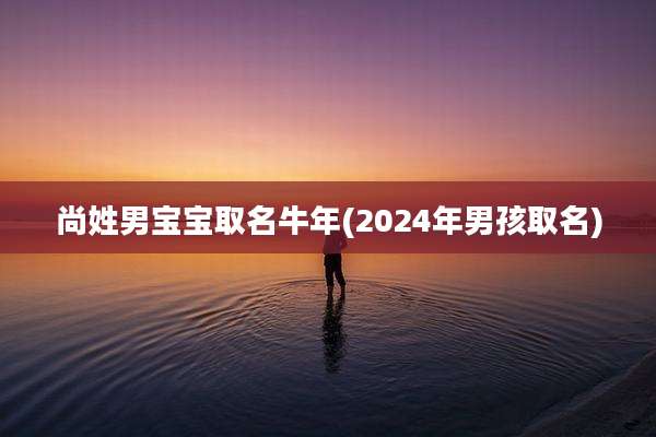 尚姓男宝宝取名牛年(2024年男孩取名)