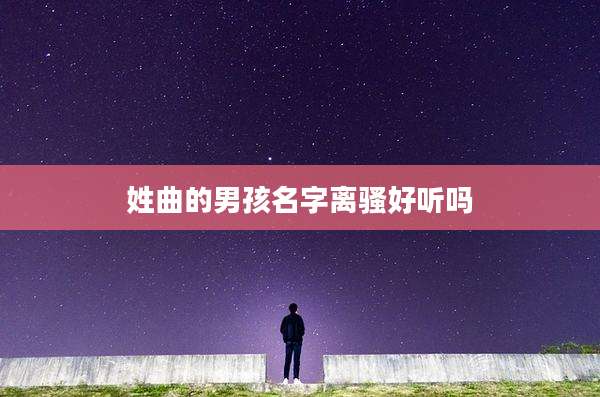 姓曲的男孩名字离骚好听吗