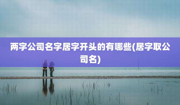 两字公司名字居字开头的有哪些(居字取公司名)