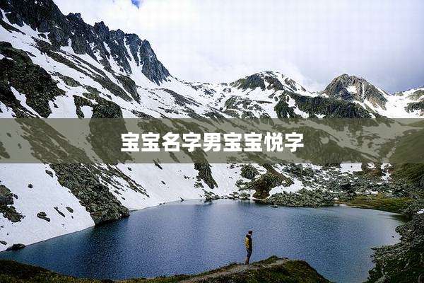 宝宝名字男宝宝悦字