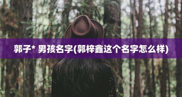 郭子* 男孩名字(郭梓鑫这个名字怎么样)