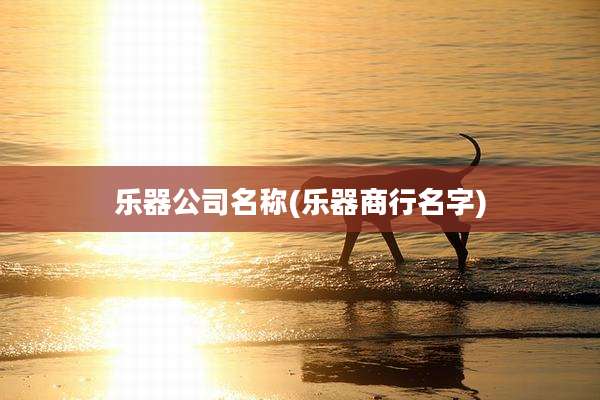 乐器公司名称(乐器商行名字)