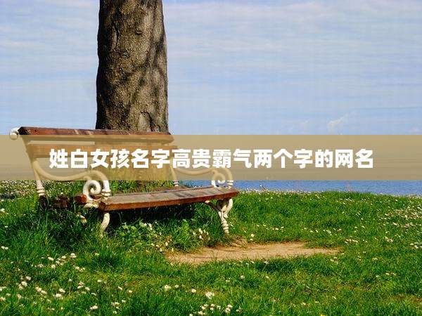 姓白女孩名字高贵霸气两个字的网名