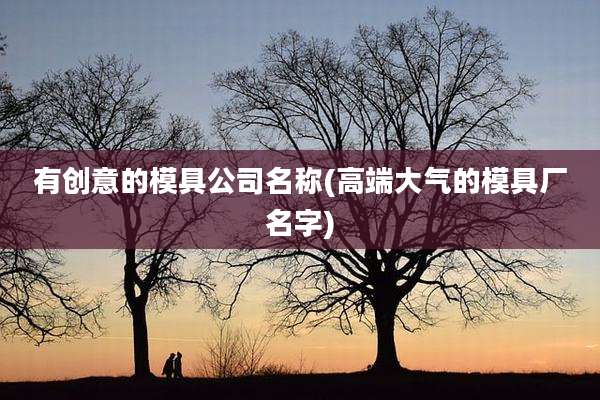 有创意的模具公司名称(高端大气的模具厂名字)