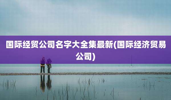国际经贸公司名字大全集最新(国际经济贸易公司)