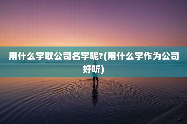 用什么字取公司名字呢?(用什么字作为公司好听)