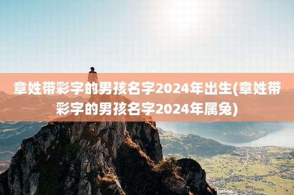 章姓带彩字的男孩名字2024年出生(章姓带彩字的男孩名字2024年属兔)