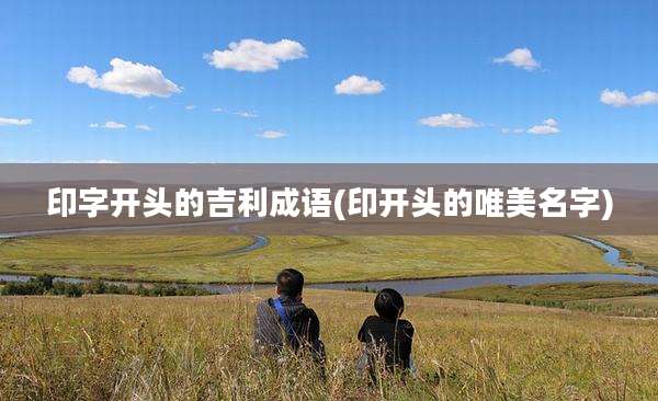 印字开头的吉利成语(印开头的唯美名字)