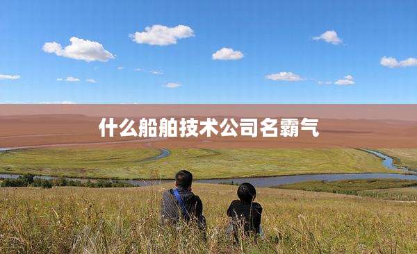 什么船舶技术公司名霸气