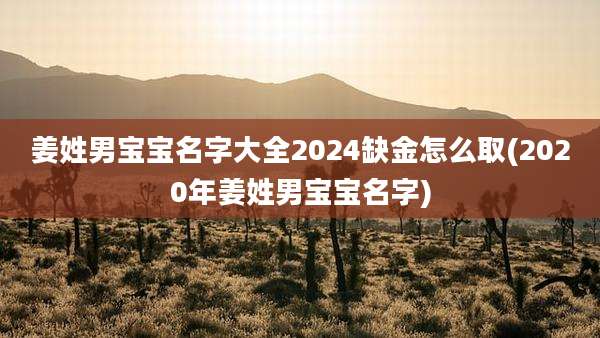 姜姓男宝宝名字大全2024缺金怎么取(2020年姜姓男宝宝名字)