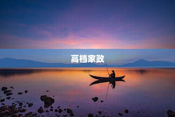 高档家政