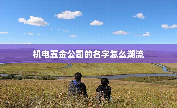 机电五金公司的名字怎么潮流