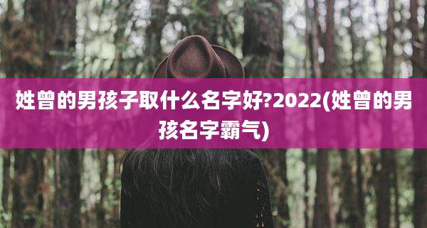 姓曾的男孩子取什么名字好?2022(姓曾的男孩名字霸气)