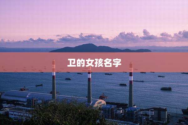 卫的女孩名字