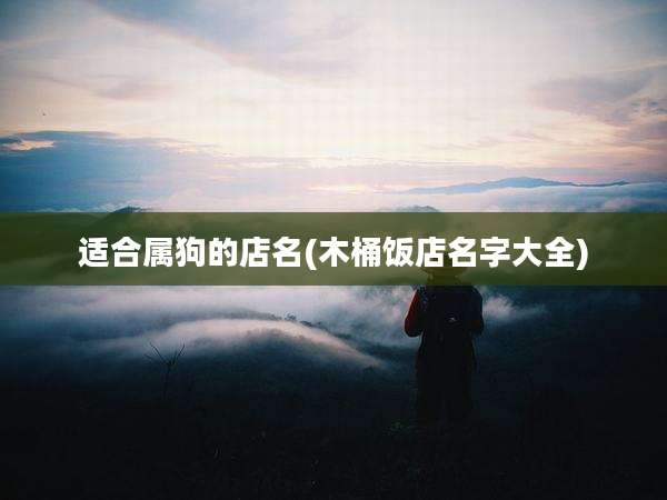 适合属狗的店名(木桶饭店名字大全)