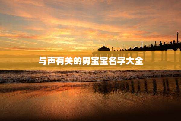 与声有关的男宝宝名字大全