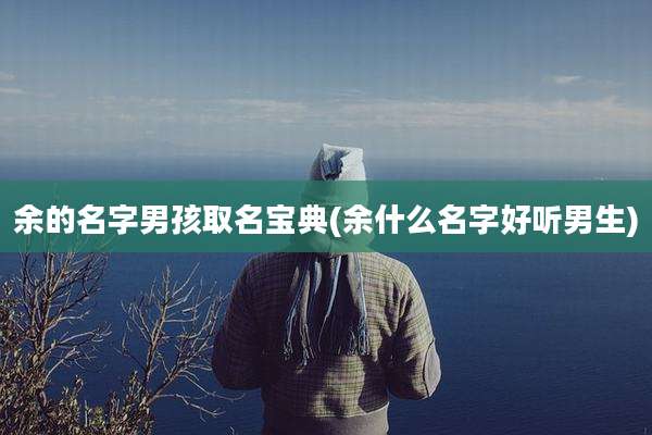 余的名字男孩取名宝典(余什么名字好听男生)