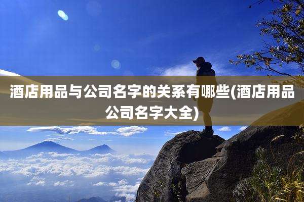 酒店用品与公司名字的关系有哪些(酒店用品公司名字大全)