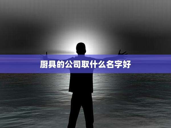 厨具的公司取什么名字好