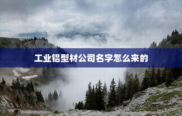 工业铝型材公司名字怎么来的