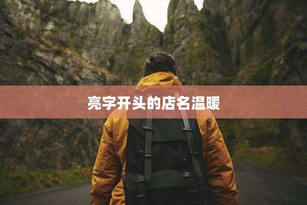 亮字开头的店名温暖
