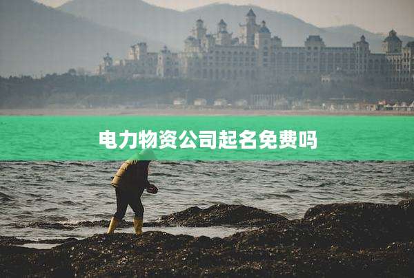 电力物资公司起名免费吗