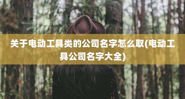 关于电动工具类的公司名字怎么取(电动工具公司名字大全)