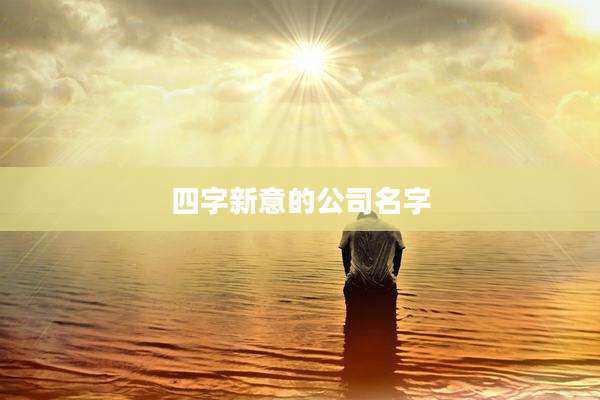四字新意的公司名字