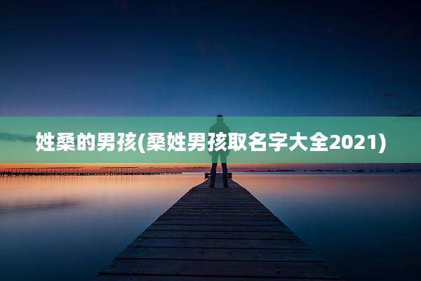 姓桑的男孩(桑姓男孩取名字大全2021)
