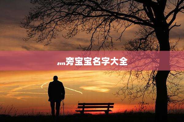 灬旁宝宝名字大全