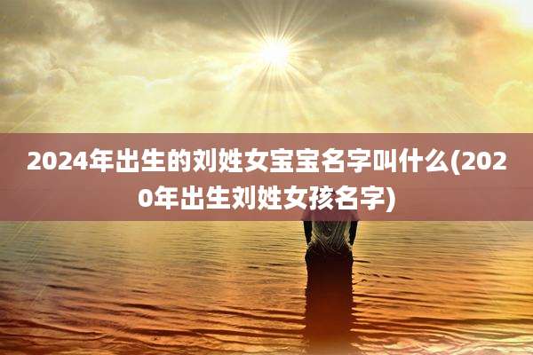 2024年出生的刘姓女宝宝名字叫什么(2020年出生刘姓女孩名字)
