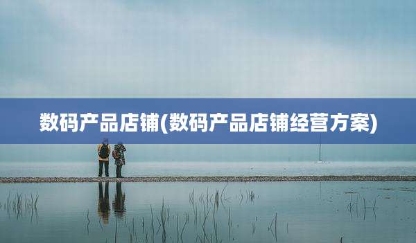 数码产品店铺(数码产品店铺经营方案)