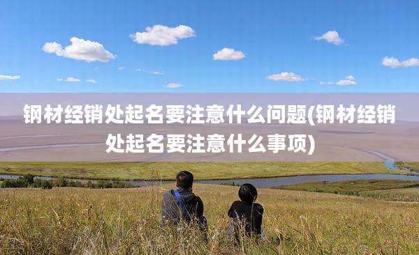 钢材经销处起名要注意什么问题(钢材经销处起名要注意什么事项)