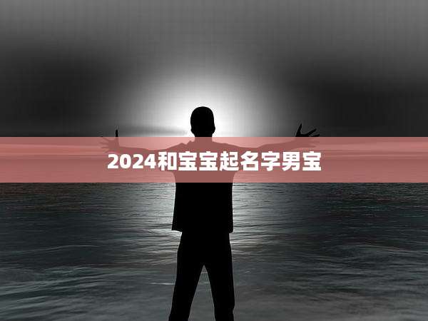 2024和宝宝起名字男宝