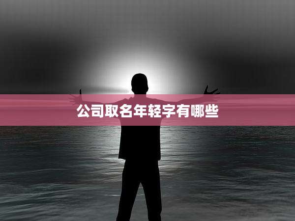 公司取名年轻字有哪些