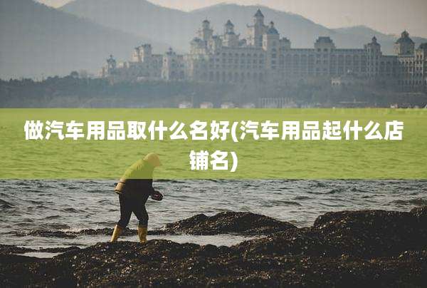 做汽车用品取什么名好(汽车用品起什么店铺名)